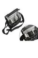 PROMATE | Protecove Dslr Camera Bag With Front Zipper Movable Compartments And Memory Foam Interior | TE0182826