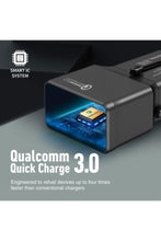 PROMATE | Sleek Universal Power Plug With 18W Power Delivery & Quick Charge 3.0 -Black | TE0173071