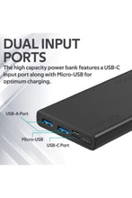 PROMATE | Slim Design 10000mAh Powerbank With Lcd Black | TE0204121