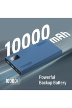 PROMATE | Slim Design 10000Mah Powerbank With Lcd Blue | TE0204122