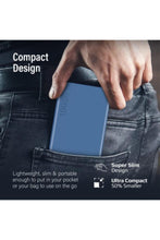 PROMATE | Slim Design 10000Mah Powerbank With Lcd Blue | TE0204122