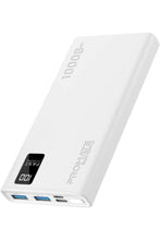 PROMATE | Slim Design 10000Mah Powerbank With Lcd White | TE0204123