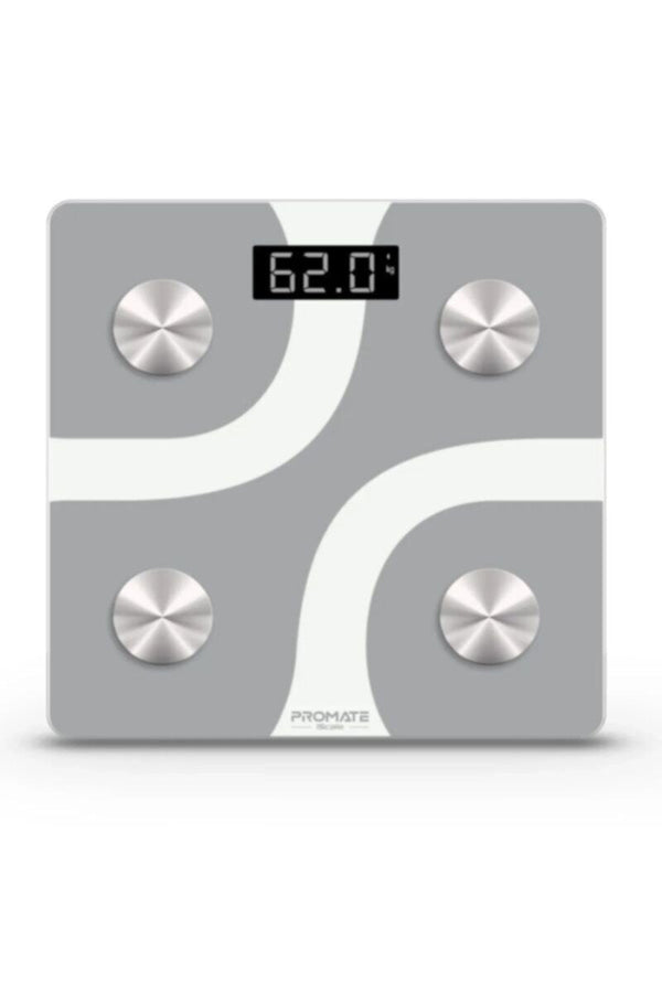 PROMATE | Smart Digital Weighing Scale With Full Body Index Reporting, White | TE0165222