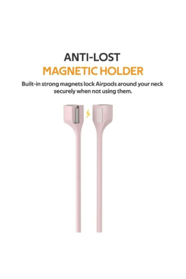 PROMATE | Sporty Light Weight Neckband Holder For Airpods Pink | TE0144607