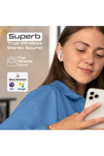 PROMATE | True Wireless Earbuds, In-Ear Active Noise Cancelling Bluetooth v5.3 Earphones White | TE0201538