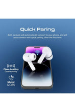 PROMATE | True Wireless Earbuds, In-Ear Active Noise Cancelling Bluetooth v5.3 Earphones White | TE0201538