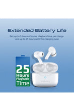 PROMATE | True Wireless Earbuds, In-Ear Active Noise Cancelling Bluetooth v5.3 Earphones White | TE0201538