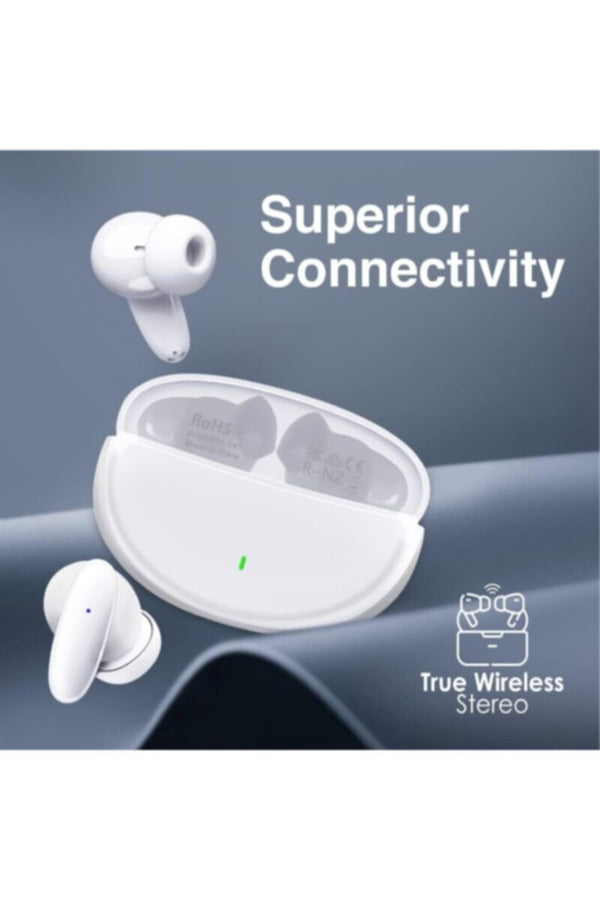 PROMATE | True Wireless Earbuds, In-Ear Bluetooth v5.1 HD Earphones with Mic, IPX5 Water Resistance White | TE0201535