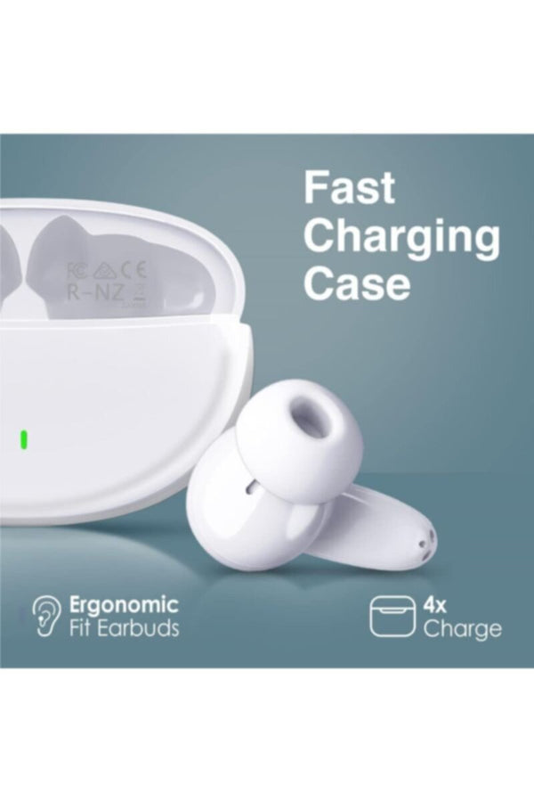 PROMATE | True Wireless Earbuds, In-Ear Bluetooth v5.1 HD Earphones with Mic, IPX5 Water Resistance White | TE0201535