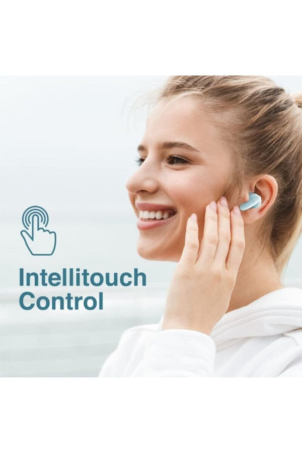 PROMATE | True Wireless Earbuds, In-Ear Bluetooth v5.1 HD Earphones with Mic, IPX5 Blue | TE0204107