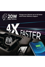 PROMATE | Ultra-Compact Super-Fast Car Charger Adapter with 20W USB-C Power Delivery | TE0201528