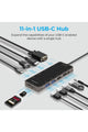 PROMATE | Ultra-Fast Multiport USB-C Hub with 100W Power Delivery | TE0173341