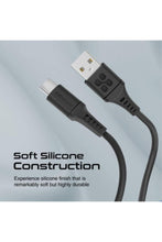 PROMATE | Ultra-Fast USB-A to USB-C Soft Silicone Cable 2 Meter Black | TE0201529
