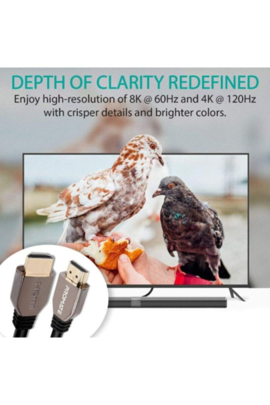 PROMATE | Ultra Hd High Speed 8K Hdmi 2.1 Audio Video Cable HDR Colour Support Earc Connectivity 3m | TE0187967