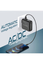 PROMATE | Universal 15000mAh Power Bank Portable Charger with AC Plug, Phone Holder, Built-In 22.5W USB-C Power Delivery Cable | TE0181281