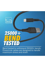 PROMATE | USB-A to Lightning Cable, Durable 2.4A USB-A to Lightning Charging Cable 1.2m Black | TE0189848