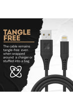 PROMATE | USB-A to Lightning Cable, Durable 2.4A USB-A to Lightning Charging Cable 1.2m Black | TE0189848