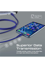 PROMATE | USB-A to Lightning Cable, High Tensile 2.4A Super-Fast USB-A to Lightning Charger 1.2 Meter Cable Length Blue | TE0188755