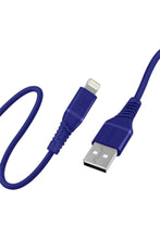 PROMATE | USB-A to Lightning Cable, High Tensile 2.4A Super-Fast USB-A to Lightning Charger 1.2 Meter Cable Length Blue | TE0188755