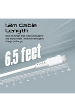 PROMATE | USB-C Cable, Fast-Charging 5V/3A USB-A to Type-C Cable White | TE0201530