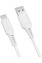 PROMATE | USB-C Cable, Fast-Charging 5V/3A USB-A to Type-C Cable White | TE0201530