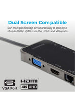 PROMATE | USB-C Hub, 11-in-1 Type-C Multi-Port Adapter with 100W USB-C Power Delivery | TE0173341