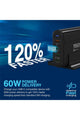 PROMATE | USB-C Laptop Charger, Compact Multiport Charging Station with Dual 100W USB-C Power Delivery Ports | TE0181282