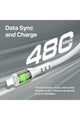 PROMATE | USB-C to USB-C Tranparent Serires With Gold Plated Connector White | TE0201549