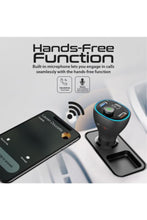 PROMATE | Wireless FM Transmitter, In-Car Bluetooth V 5.1 Transmitter Car Kit with 20W USB-C Power Delivery | TE0184128