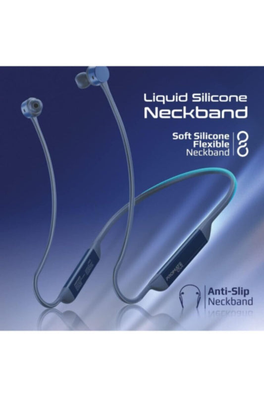 PROMATE | Wireless Neckband Earphone Blue | TE0201540