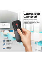 PROMATE | Wireless Presenter, Compact 2-in-1 Type-C and USB PPT Presenter Laptop Clicker with 50m Range Laser Pointer | TE0189649