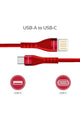 PROMATE | Zinc Alloy Reversible USB-A To Apple Lightning, Anti-Break Tpe, 1.2M Red | TE0138668