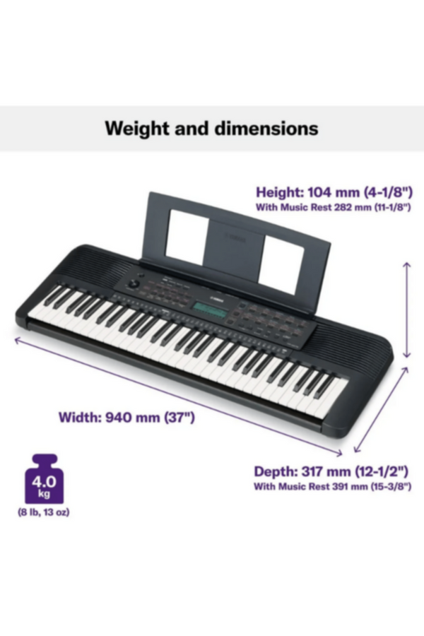 YAMAHA | 61-Keys Portable Keyboard | PSRE273