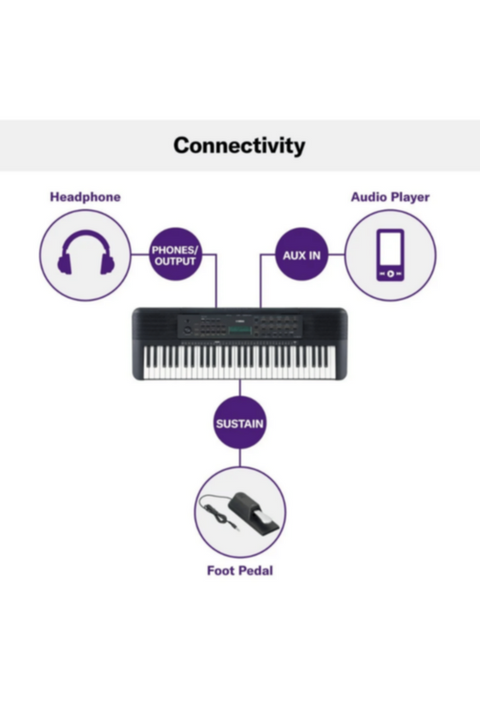 YAMAHA | 61-Keys Portable Keyboard | PSRE273
