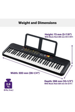 YAMAHA | Portable Keyboard + Adapter | PSRF52