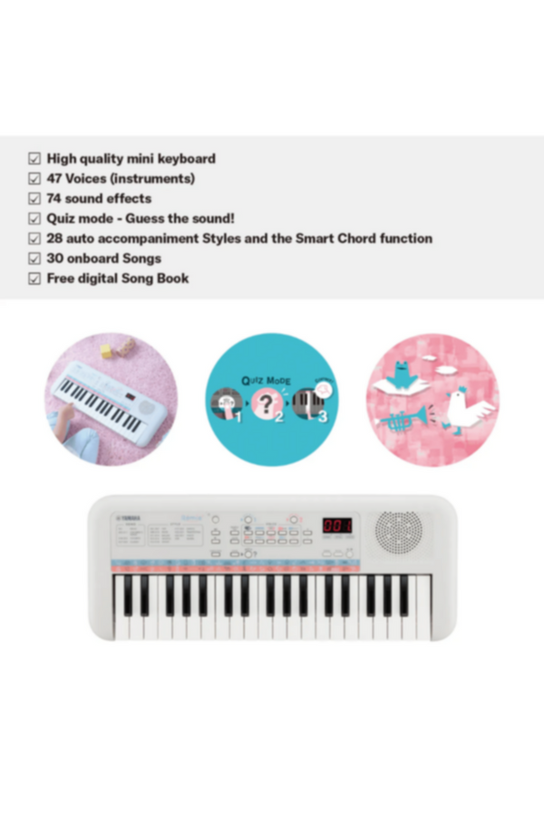 YAMAHA | Remie 37-Keys Mini Digital Portable Keyboard for Kids | PSSE30//Y