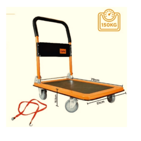 CLARKE | Platform Trolley Metal Base 150Kg 79x15.5x51cm | PT-150-C