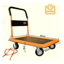 CLARKE | Platform Trolley Metal Base 500Kg 91x18x62cm | PT-500-C
