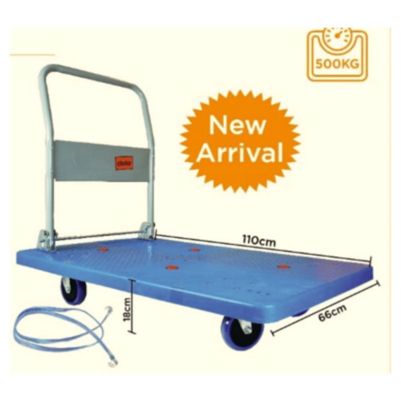 CLARKE | Platform Trolley Fibre Base 500kg 110x18x66cm | PTF-500-CL