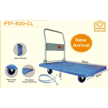CLARKE | Platform Trolley Fibre Base 500kg 110x18x66cm | PTF-500-CL