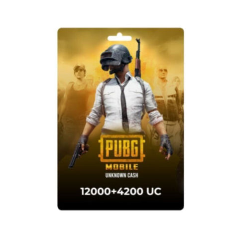 PUBG Pin 12000+4200 UC Retail | 92438