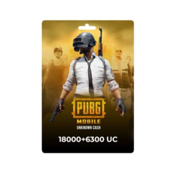 PUBG Pin 18000+6300 UC Retail | 92447