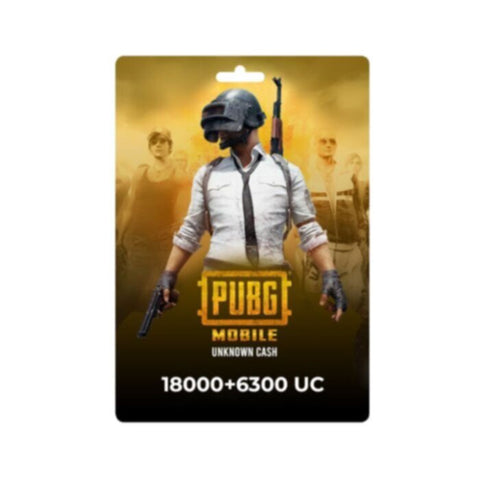 PUBG Pin 18000+6300 UC Retail | 92447