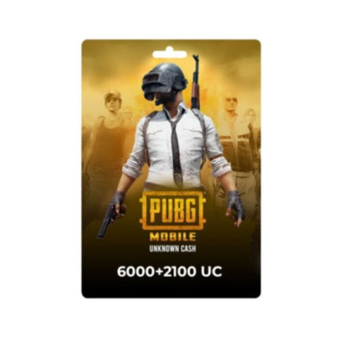 PUBG Pin 6000+2100 UC Retail | 92429