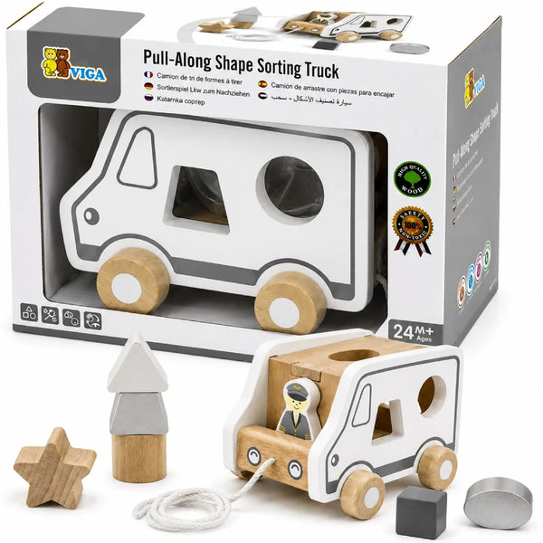 VIGA | Pull-Along Shape Sorting Truck | 51604