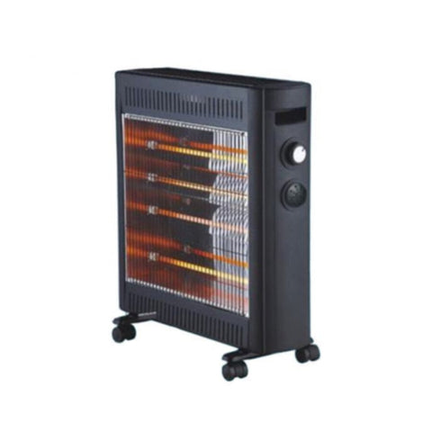 ZENAN | Quartz Electric Heater 1,100W/2,200W 220V Black | ZQH-220A11