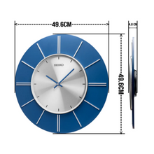 SEIKO | Silver-Blue Decor Wall Clock | QXA800L