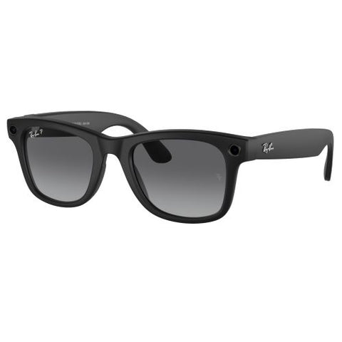 RAYBAN | Meta Wayfarer Smart Glass Matte Black Polar Gradiant Graphite | RW4008Graphite
