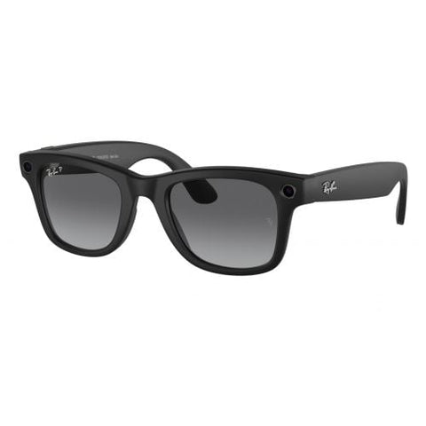 RAYBAN | Meta Wayfarer Smart Glass Matte Black Polar Gradiant Graphite | RW4006Graphite