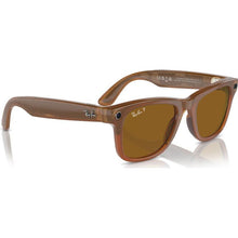 RAYBAN | Meta Smart Glasses Headliner Shiny Caramel With Polar Brown | RW4008Brown